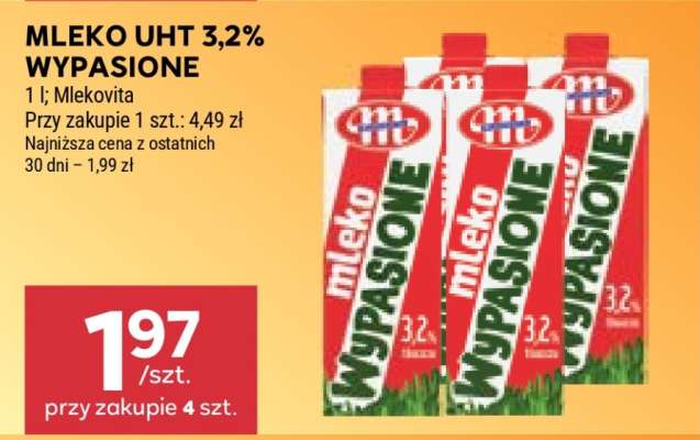 Mleko UHT 3,2 Wypasione