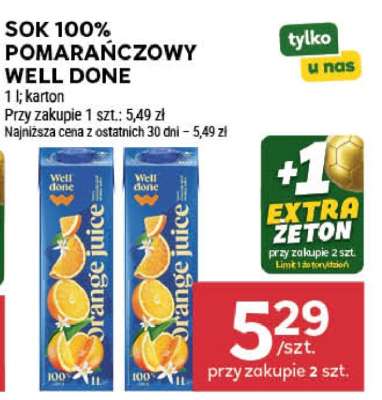 Sok 100% Pomarańczowy Well Done