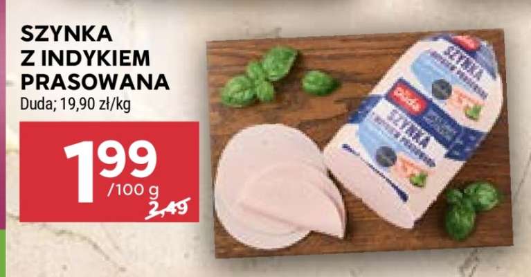 Szynka z indykiem prasowana*
