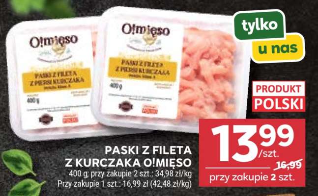 Paski z fileta z kurczaka O!Mięso