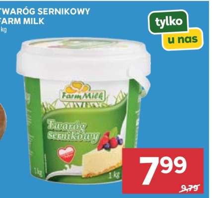 TWARÓG SERNIKOWY FARM MILK