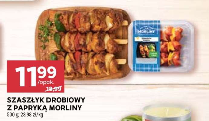 Szaszłyk drobiowy z papryką Morliny