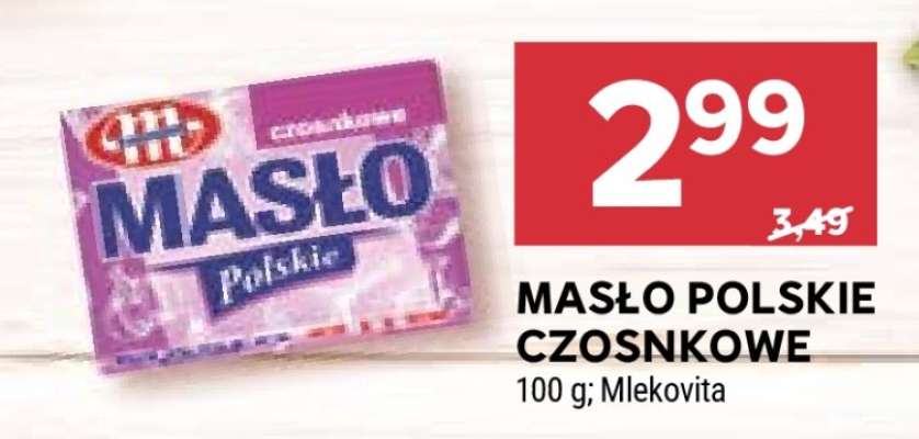 Masło polskie czosnkowe