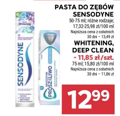 PASTA DO ZĘBÓW SENSODYNE WHITENING, DEEP CLEAN