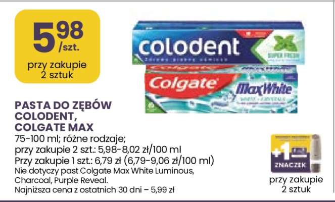 Pasta do zębów Colodent, Colgate Max