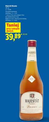 Majestät, brandy