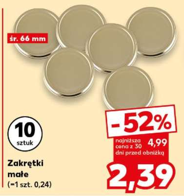 Zakrętki małe