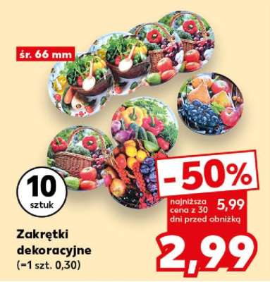 Zakrętki dekoracyjne
