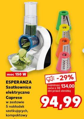 ESPERANZA Szatkownica elektryczna Caprese