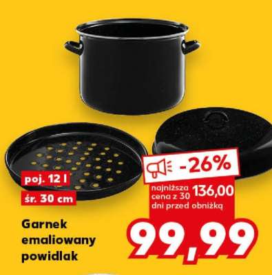 Garnek emaliowany powidlak