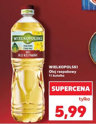 WIELKOPOLSKI Olej rzepakowy 1L butelka