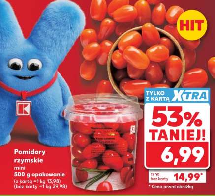 Pomidory rzymskie mini