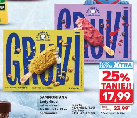 SAMMONTANA Lody Gruvi