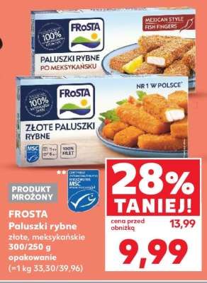 FROSTA Paluszki rybne złote, meksykańskie