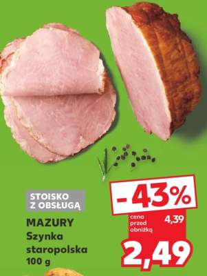 MAZURY Szynka staropolska 100 g