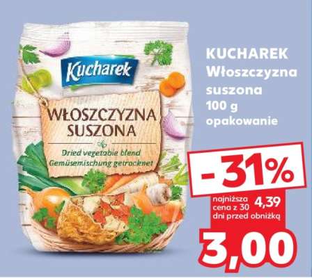 KUCHAREK Włoszczyzna suszona 100 g opakowanie