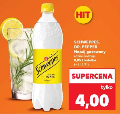 SCHWEPPES, DR. PEPPER