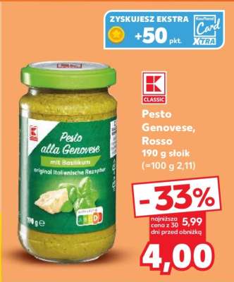 Pesto Genovese, Rosso