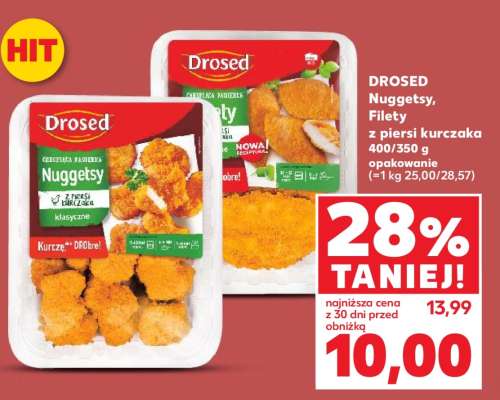DROSED Nuggetsy, Filety z piersi kurczaka