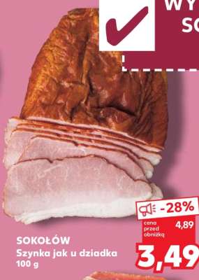 SOKOŁÓW Szynka jak u dziadka 100 g