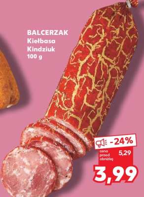 BALCERZAK Kiełbasa kindziuk 100 g