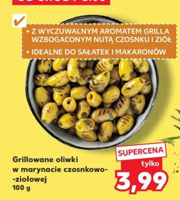 Grillowane oliwki w marynacie czosnkowo-ziołowej 100 g