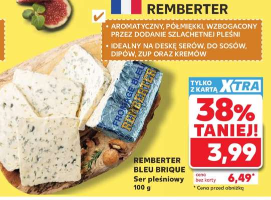 REMBERTER BLEU BRIQUE Ser pleśniowy 100 g