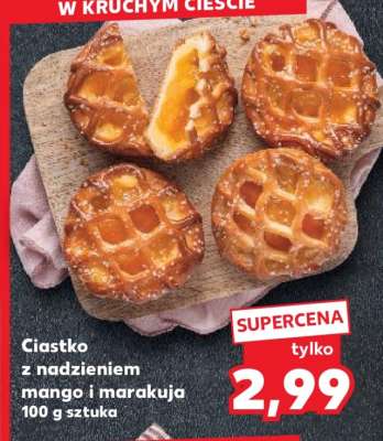 Ciastko z nadzieniem mango i marakuja 100 g sztuka
