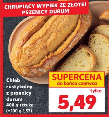 Chleb rustykalny z pszenicy durum