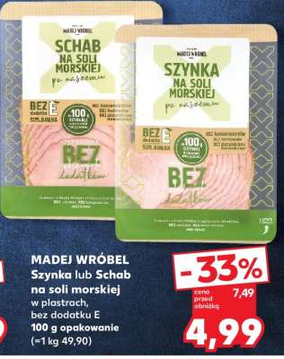 Szynka lub Schab na soli morskiej