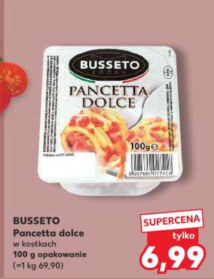 BUSSETO Pancetta dolce