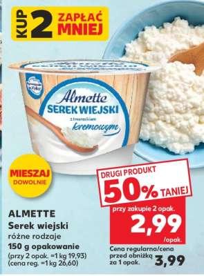 ALMETTE Serek wiejski różne rodzaje