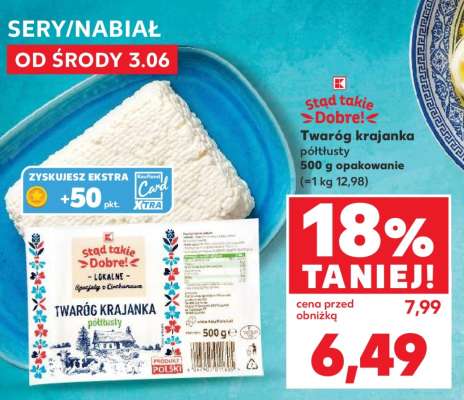 Twaróg krajanka, półtłusty