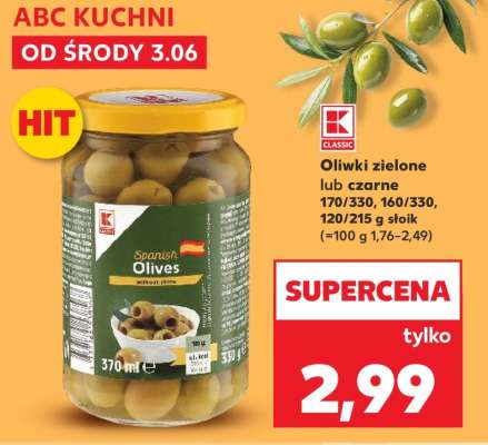 Oliwki zielone lub czarne