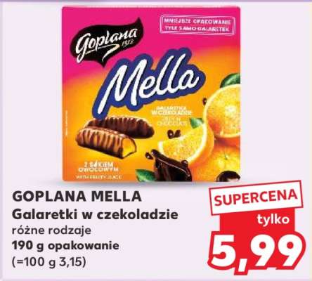 GOPLANA MELLA Galaretki w czekoladzie
