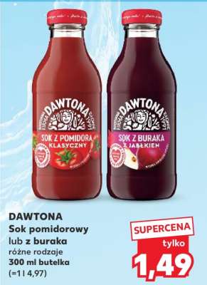 DAWTONA Sok pomidorowy lub z buraka