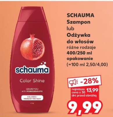 SCHAUMA Szampon lub Odżywka do włosów