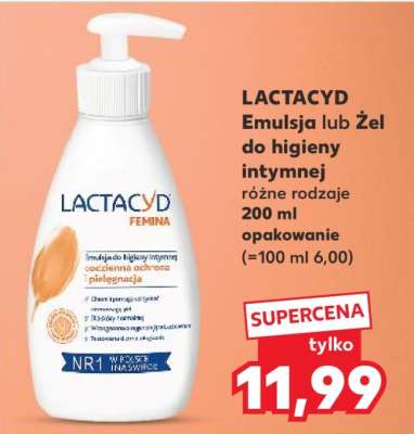 LACTACYD Emulsja lub Żel do higieny intymnej