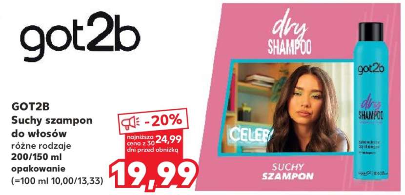 GOT2B Suchy szampon do włosów