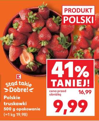 Polskie truskawki 500 g opakowanie