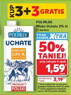 POLMLEK Mleko Uchate 2% tł.