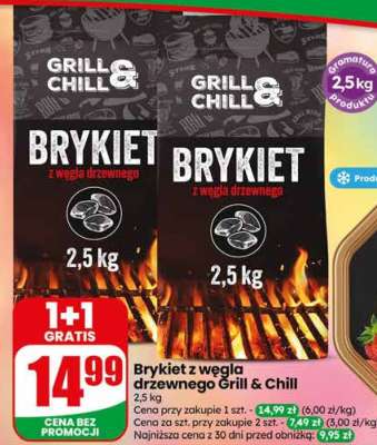 Brykiet z węgla drzewnego Grill & Chill
