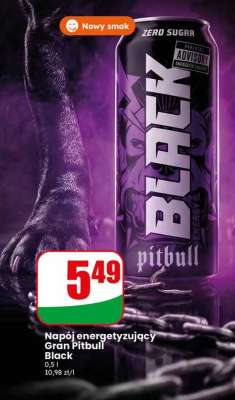 Napój energetyzujący Gran Pitbull Black