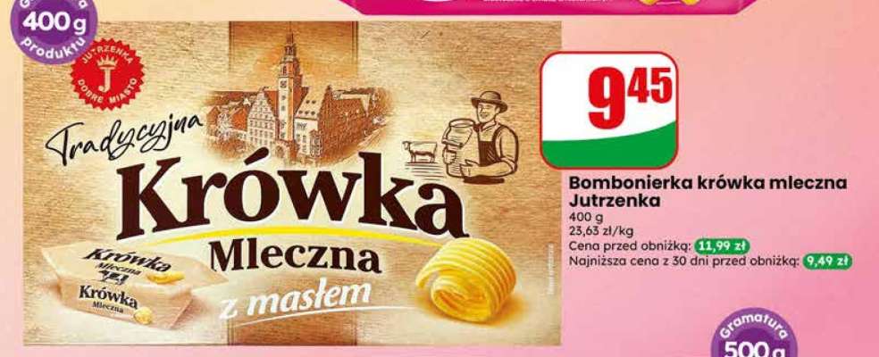 Bombonierka Krówka Mleczna Jutrzenka