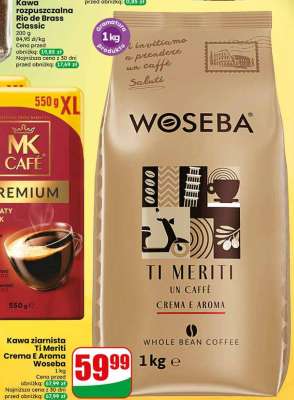 Kawa ziarnista Ti Meriti Crema E Aroma Woseba