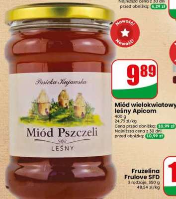 Miód wielokwiatowy leśny Apicom