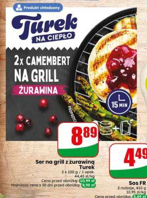 Ser na grill z żurawiną Turek