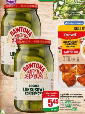 Ogórki konserwowe Luksusowe Dawtona