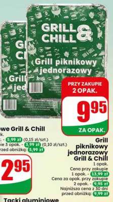 Grill piknikowy jednorazowy Grill & Chill