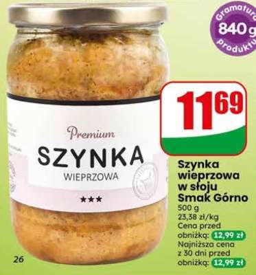Szynka wieprzowa w słoju Smak Górno